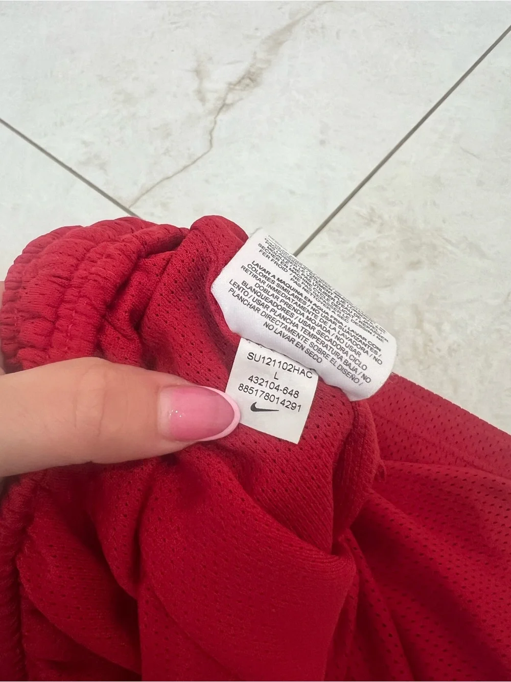 Nike red dri